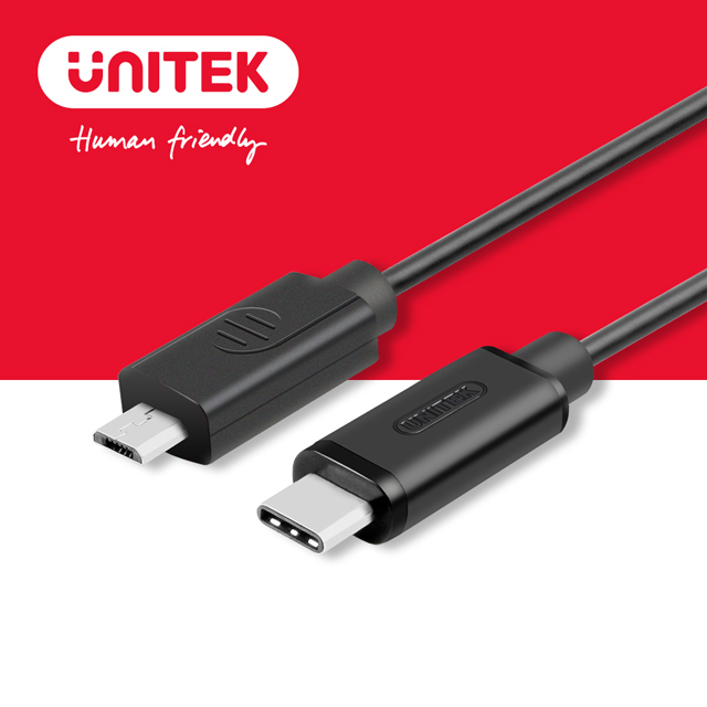 UNITEK 優越者Type-C轉Micro USB傳輸線