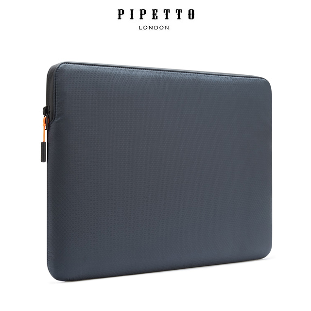 PIPETTO MacBook 13吋 Ultra Lite Sleeve 鑽石紋防撕裂布電腦包-海軍藍