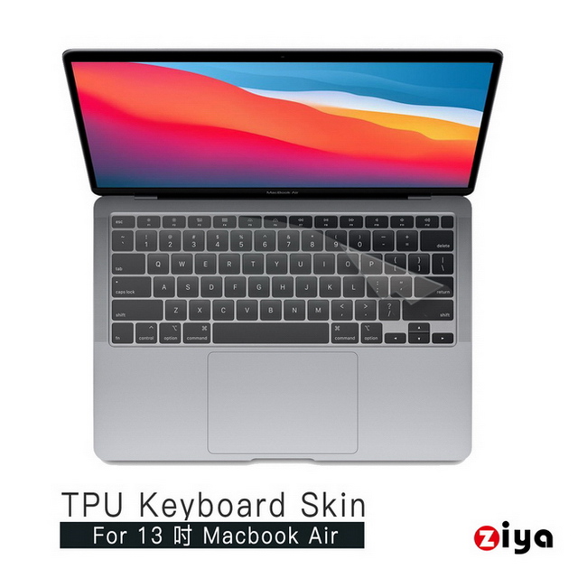 [ZIYA Apple MacBook Air13 Touch ID 鍵盤保護膜 超透TPU材質