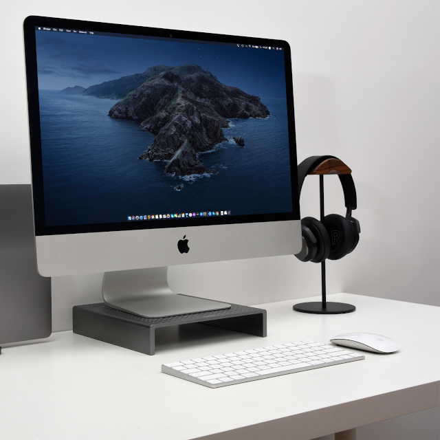 Jokitech iMac金屬底座 Mac支架 鋁合金螢幕支架 螢幕增高架 深空灰