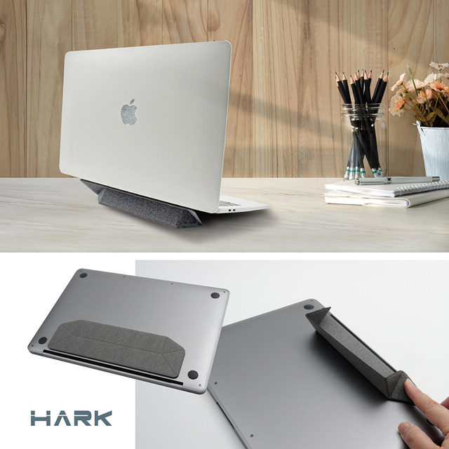 【HARK】輕薄隱形萬用筆電支架_牛津紋系列灰色