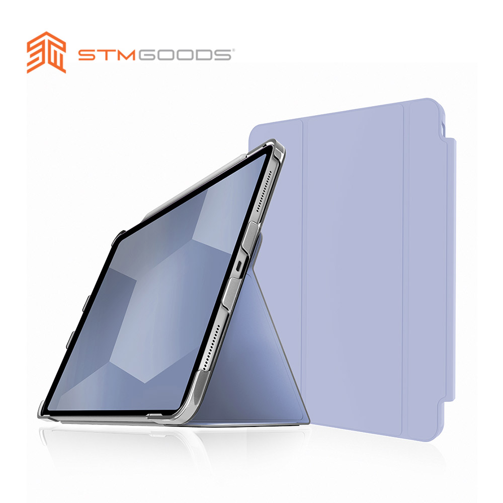 【STM】Studio iPad Air 第4/5代 iPad Pro 11吋 1~4代專用極輕薄防護硬殼 (透紫)