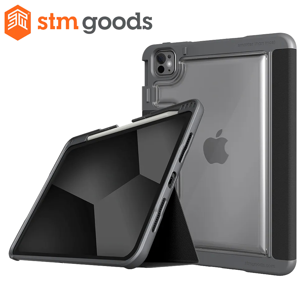 【STM】Dux Plus 系列 iPad Pro 11 吋 (M4) 強固軍規防摔保護殼 (黑)