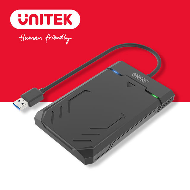 UNITEK 2.5吋 USB3.1 GEN1 to SATA6G HDD / SSD 外接硬碟盒