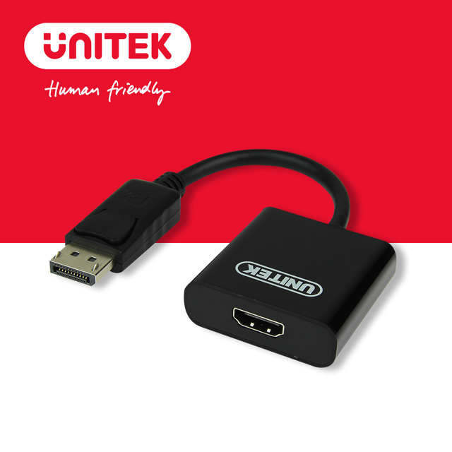 UNITEK DisplayPort轉HDMI轉換器