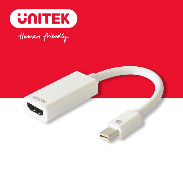 UNITEK Mini DP轉HDMI轉換器(4K)