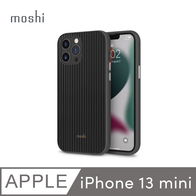Moshi Arx Slim MagSafe for iPhone 13 mini 磁吸輕量保護殼 蜃黑
