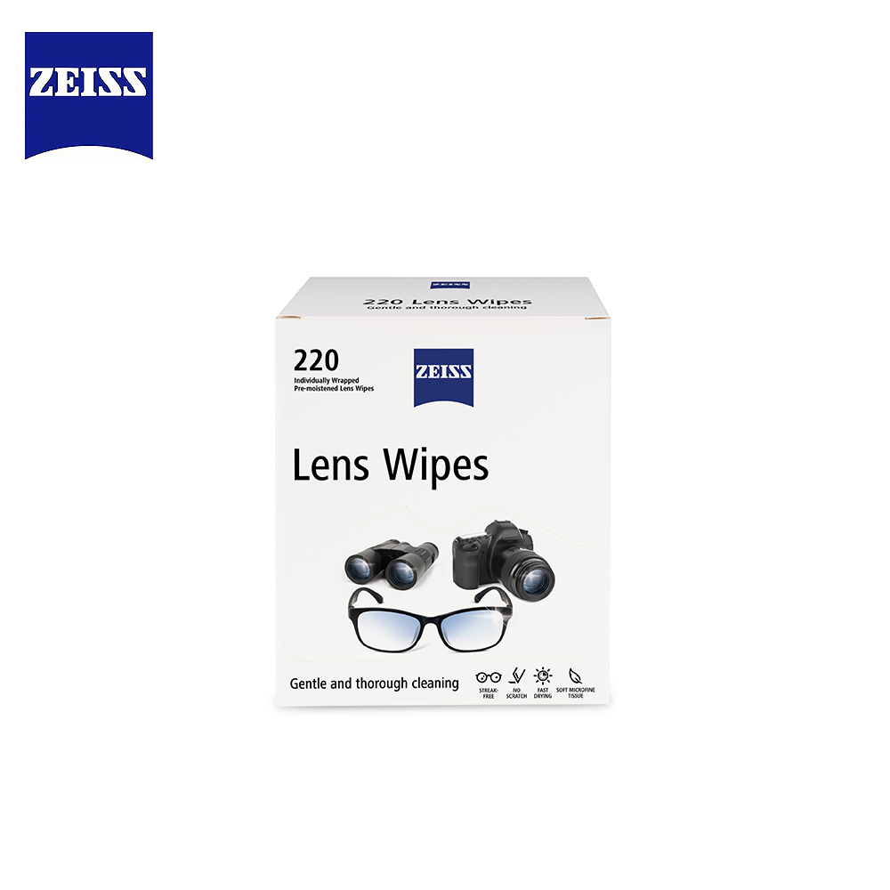 蔡司 Zeiss Lens Cleaning Wipes 拭鏡紙 220張/盒