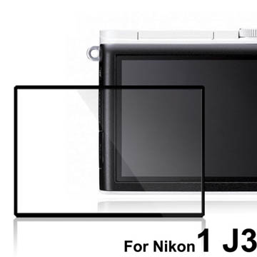 LARMOR金鋼防爆玻璃靜電吸附保護貼-NIKON 1 J3專用