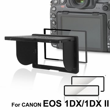 LARMOR V金屬邊框防爆鋼化玻璃相機保護貼-CANON EOS-1DX專用