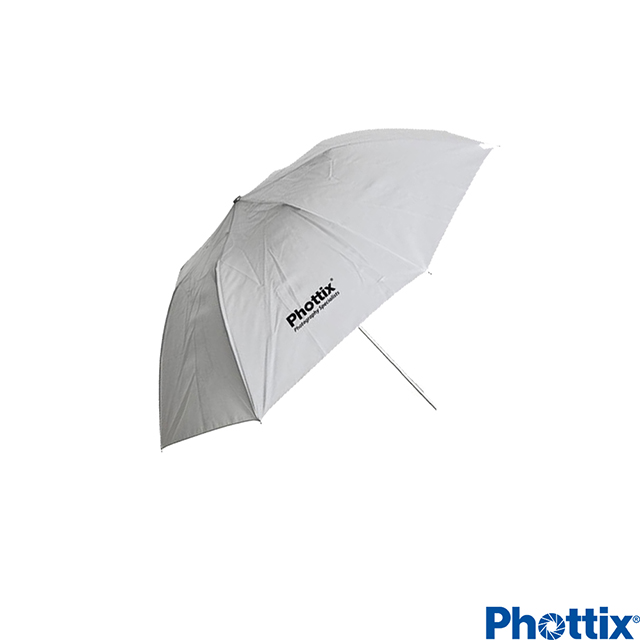 Phottix 91公分 雙節可折疊白色透射傘-85361