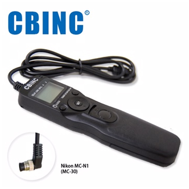 CBINC N1 液晶定時快門線 相容 NIKON MC-30/MC-36