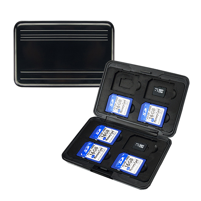 3D Air 防丟失防水防塵SD/TF記憶卡收納盒(16片) 2入組