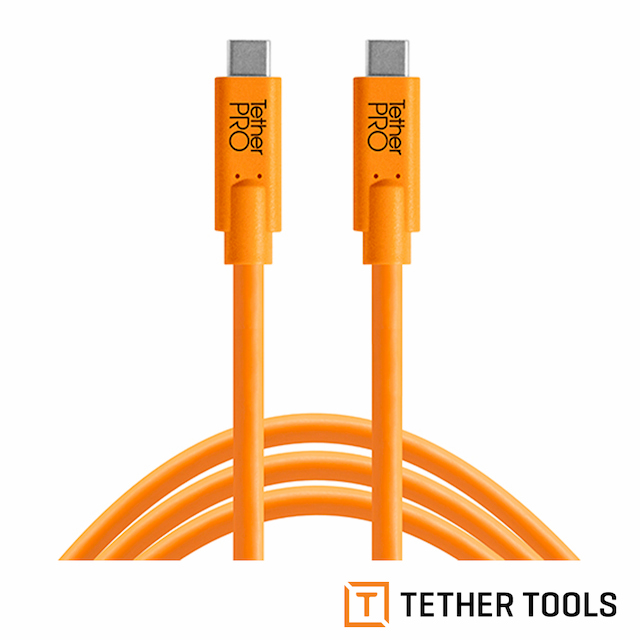 Tether Tools CUC15-ORG USB-C 轉 USB-C 拍攝線