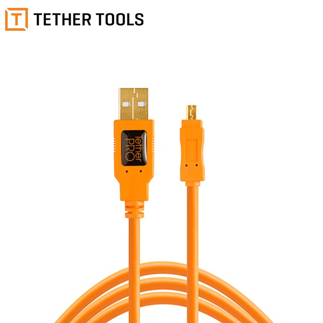 Tether Tools CU8015-ORG USB2.0 轉 Mini B 8Pin(公司貨)