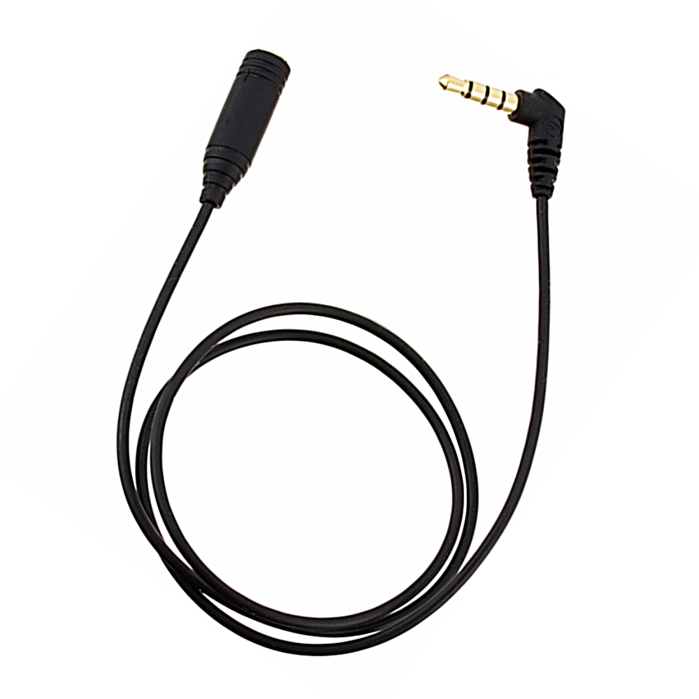 Audio-Technica鐵三角耳機延長線AT345iS/0.5 BK