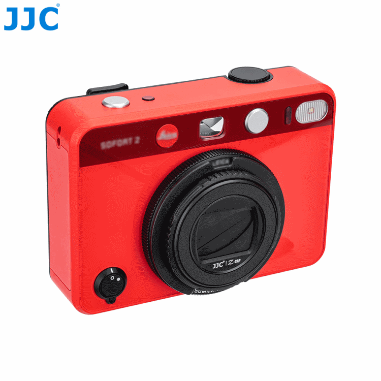 JJC副廠Leica徠卡SOFORT 2半自動鏡頭蓋SOFORT2鏡頭保護蓋Z-SF2賓士蓋
