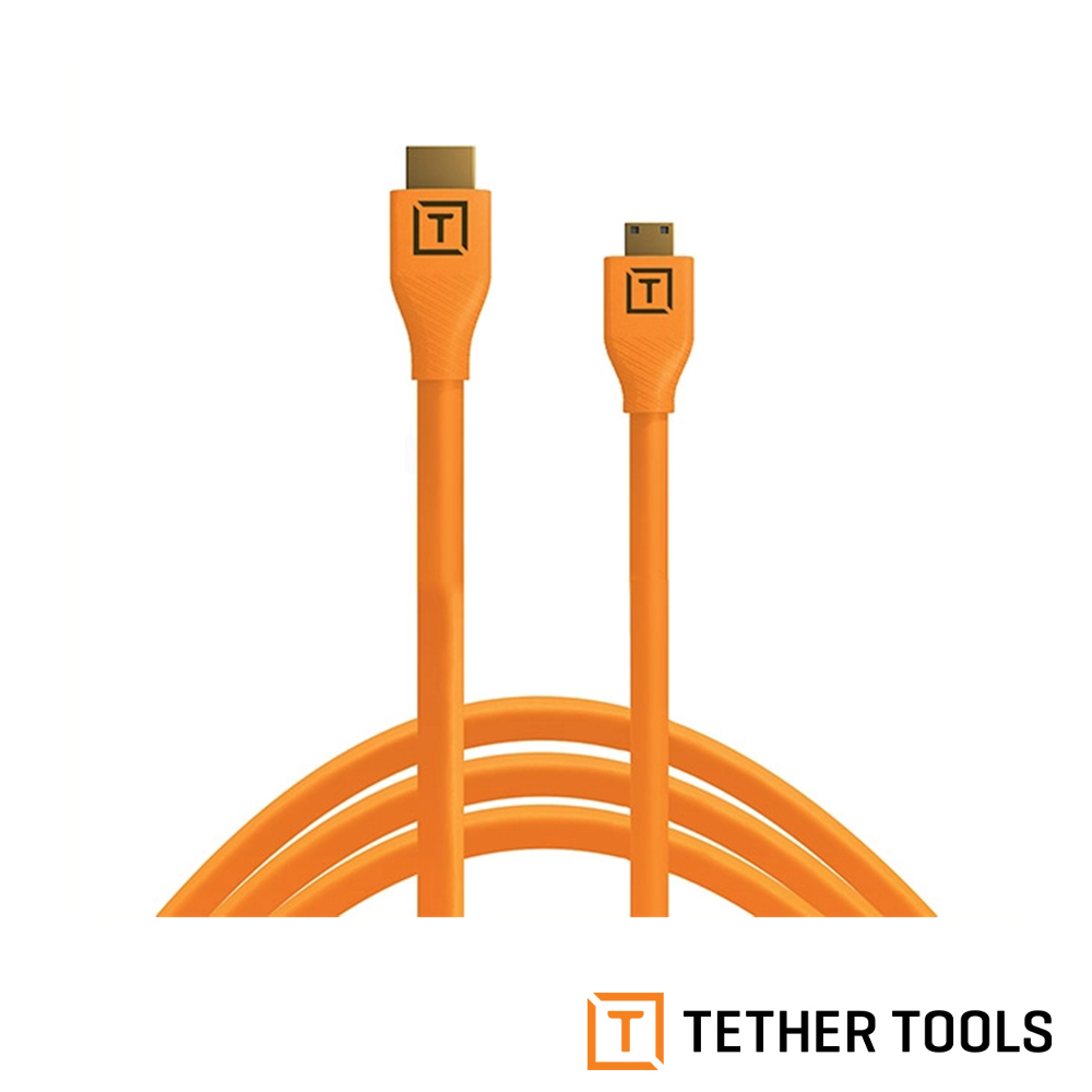 Tether Tools TetherPro H2C15-ORG HDMI Mini to HDMI 2.0 傳輸線 4.6m