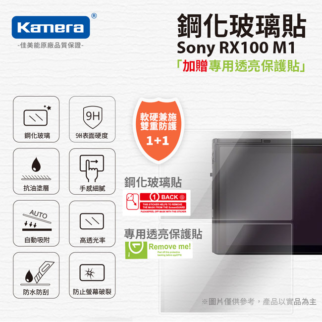 Kamera 9H鋼化玻璃保護貼 for Sony DSC-RX100M1