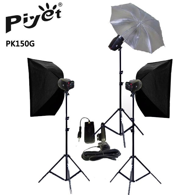 PK150G-專業攝影棚豪華三燈組合