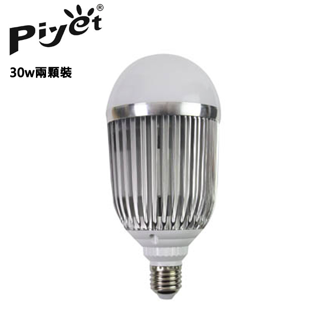 Piyet-LED攝影燈泡(30w兩顆裝)