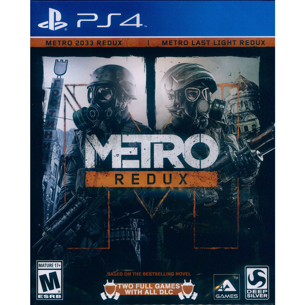 PS4《戰慄深隧二合一終極完整加強版 METRO REDUX》英文美版