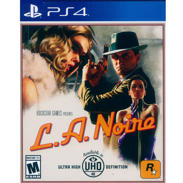 PS4《黑色洛城 L.A.Noire》英文美版