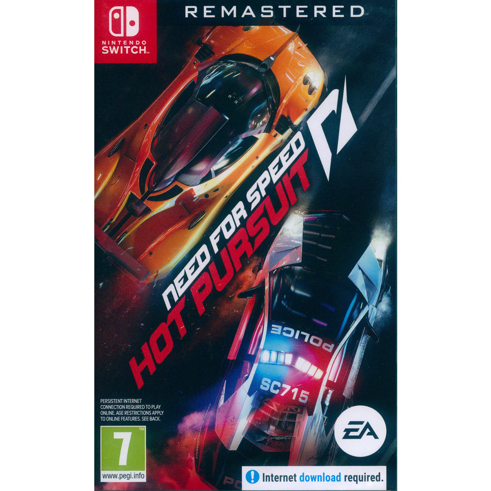 NS Switch《 極速快感 超熱力追緝 重製版 Need for Speed: Hot Pursuit 》中英文歐版