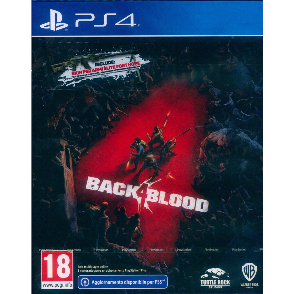 PS4《喋血復仇 Back 4 Blood》中英文歐版