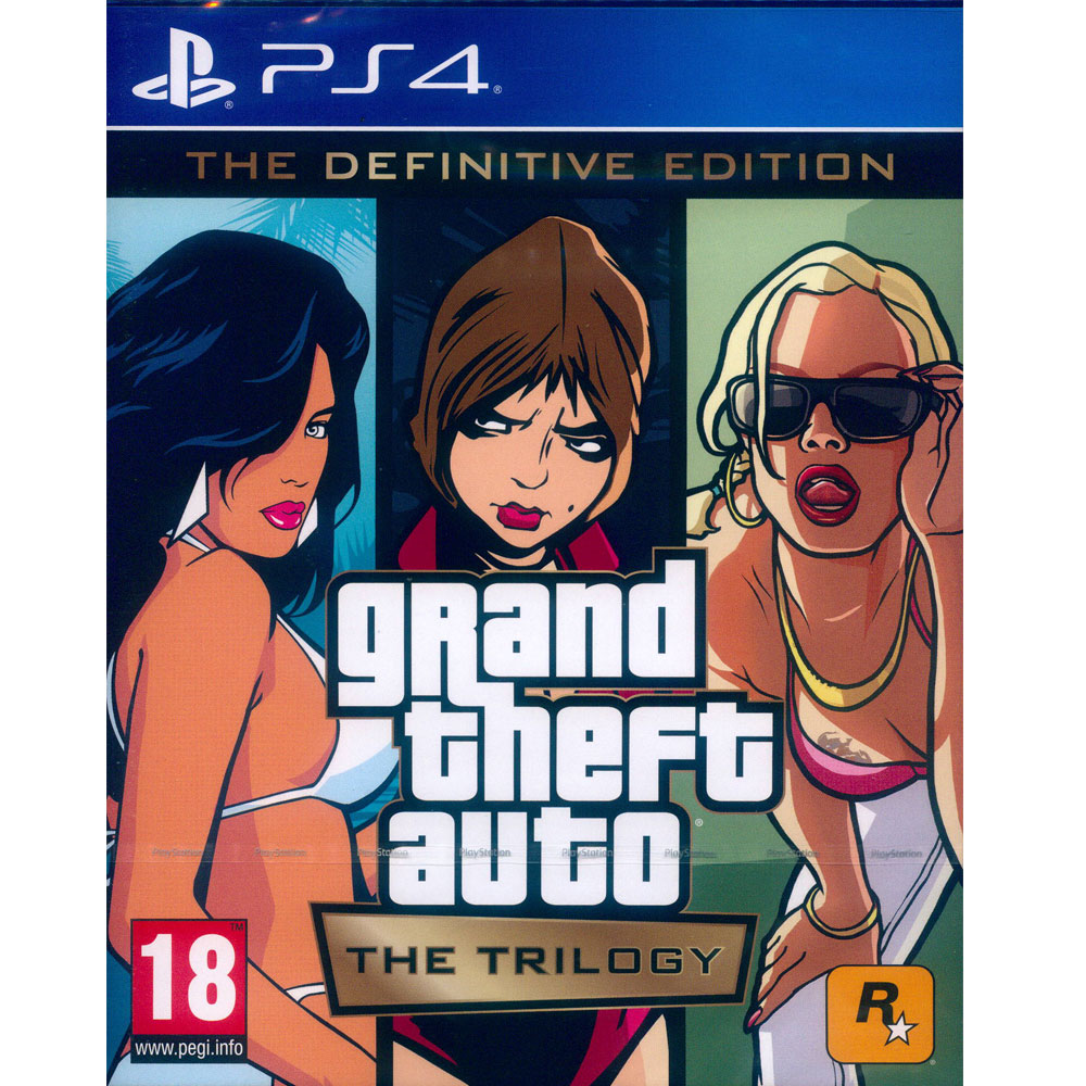 PS4《俠盜獵車手：三部曲 最終版 Grand Theft Auto: The Trilogy》中英文歐版