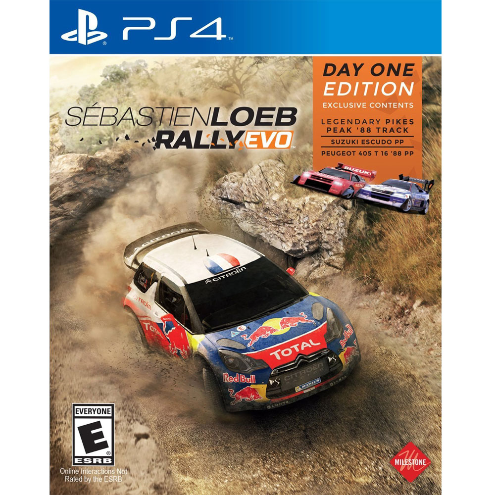 PS4《 塞巴斯蒂安拉力賽車 首日版 Sebastien Loeb Rally Evo DAY ONE EDITION》英文美版