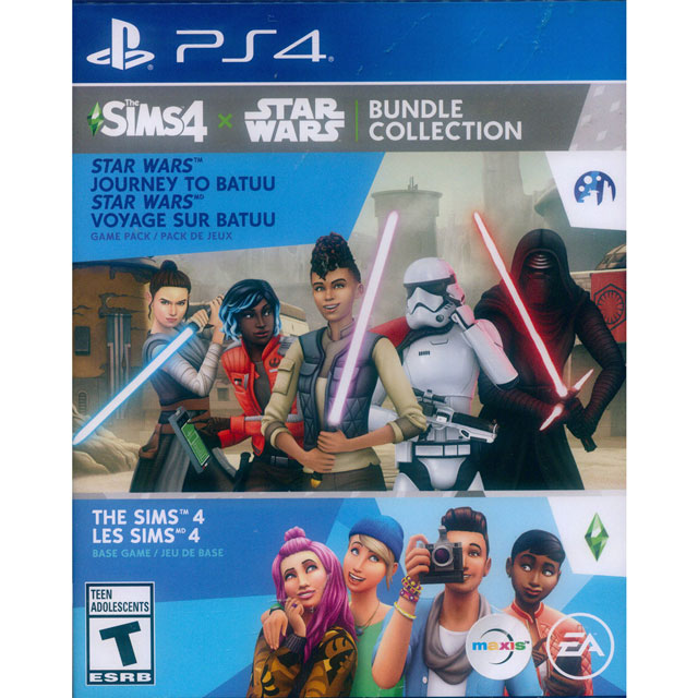 PS4《模擬市民4+星際大戰 巴圖星之旅 The Sims 4 + Star Wars BUNDLE》中英文美版