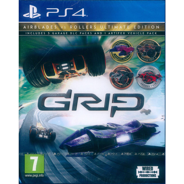 PS4《戰鬥賽車 終極版 GRIP: Combat Racing - AirBlades vs Rollers Ultimate》中英文歐版