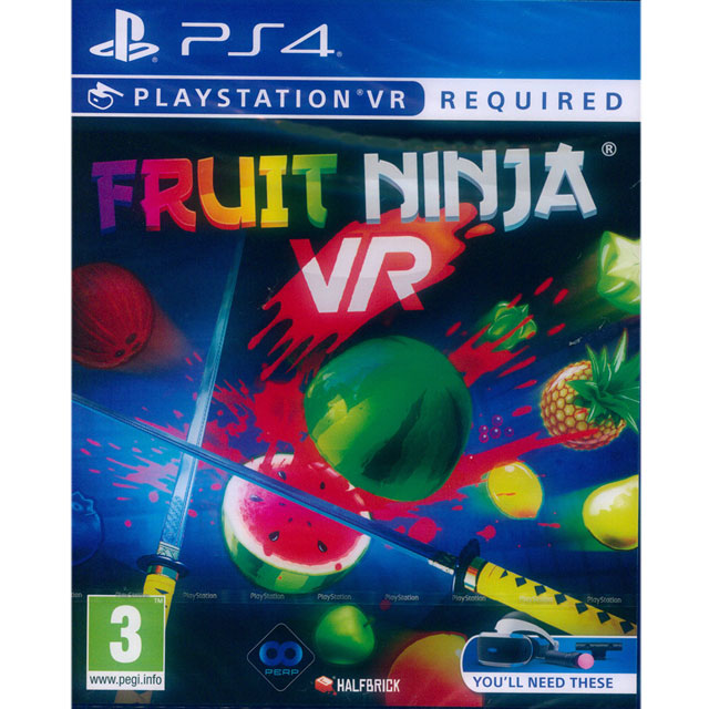 PS4《水果忍者 Fruit Ninja》中英日文歐版 (PSVR專用)