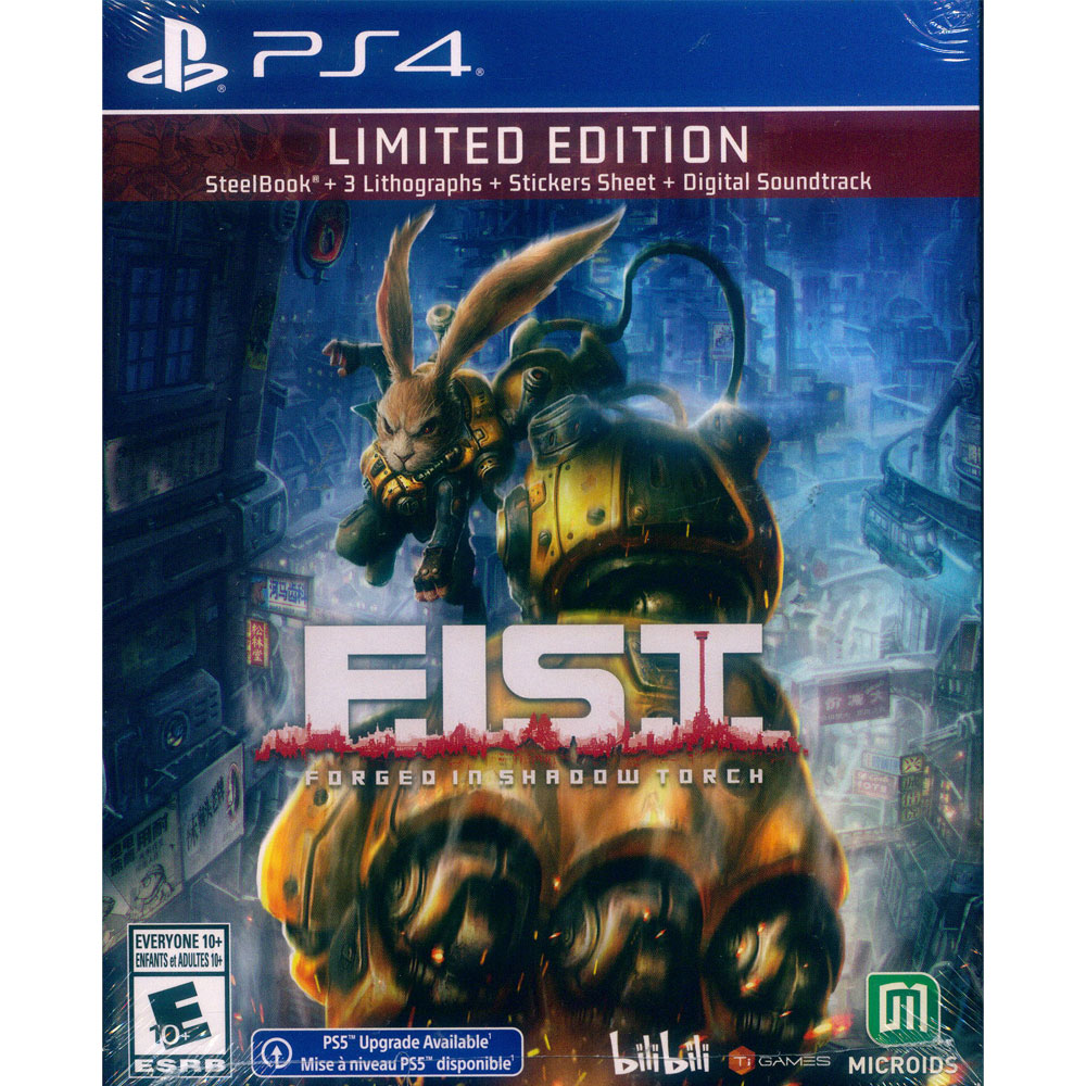 PS4《暗影火炬城 限量版 F.I.S.T: Forged In Shadow Torch》中英文美版 支援免費升級PS5數位版