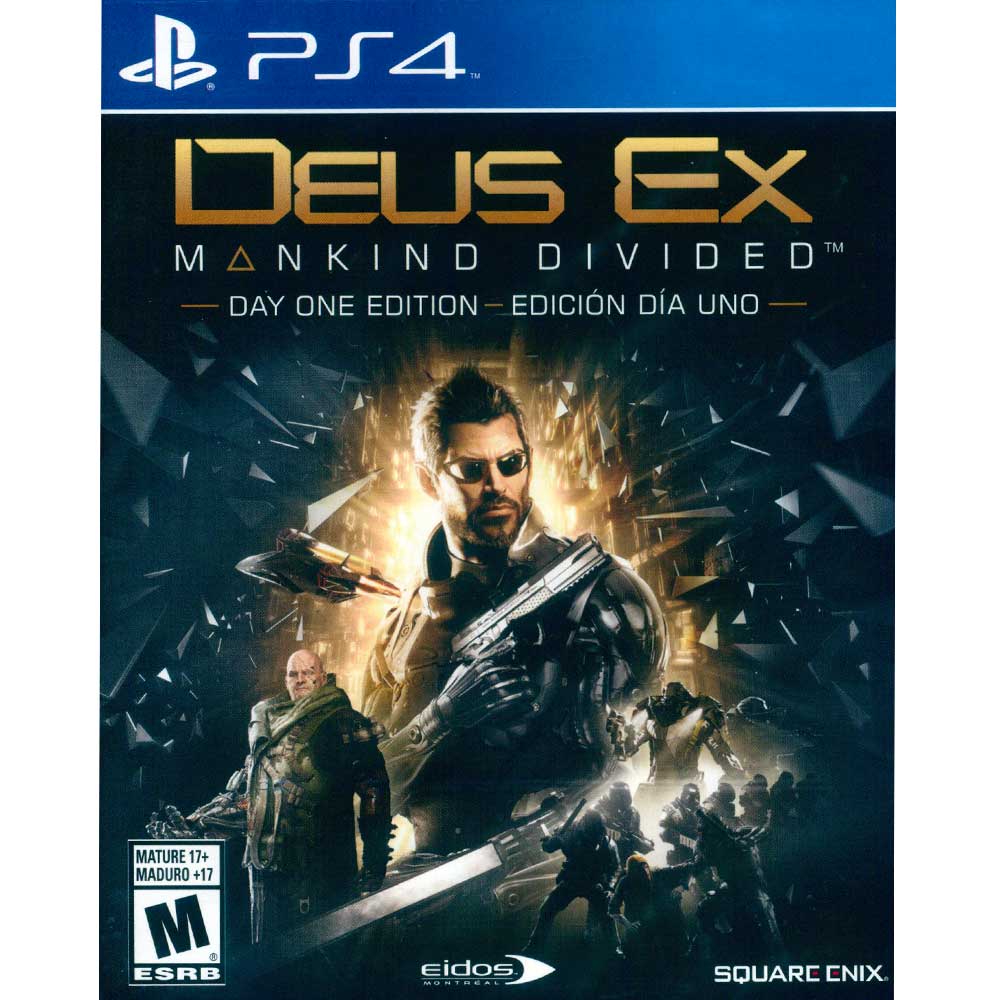 PS4《駭客入侵 人類岐裂 首日版 Deus Ex: Mankind Divided》英文美版