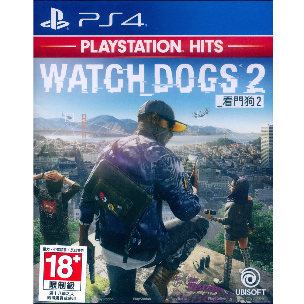 PS4《看門狗 2 WATCH DOGS 2》中英文亞版