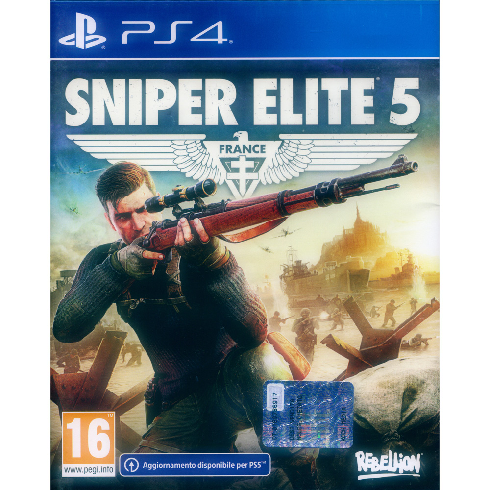 PS4《狙擊之神 5 狙擊精英 5 Sniper Elite 5》中英日文歐版 可免費升級PS5版本