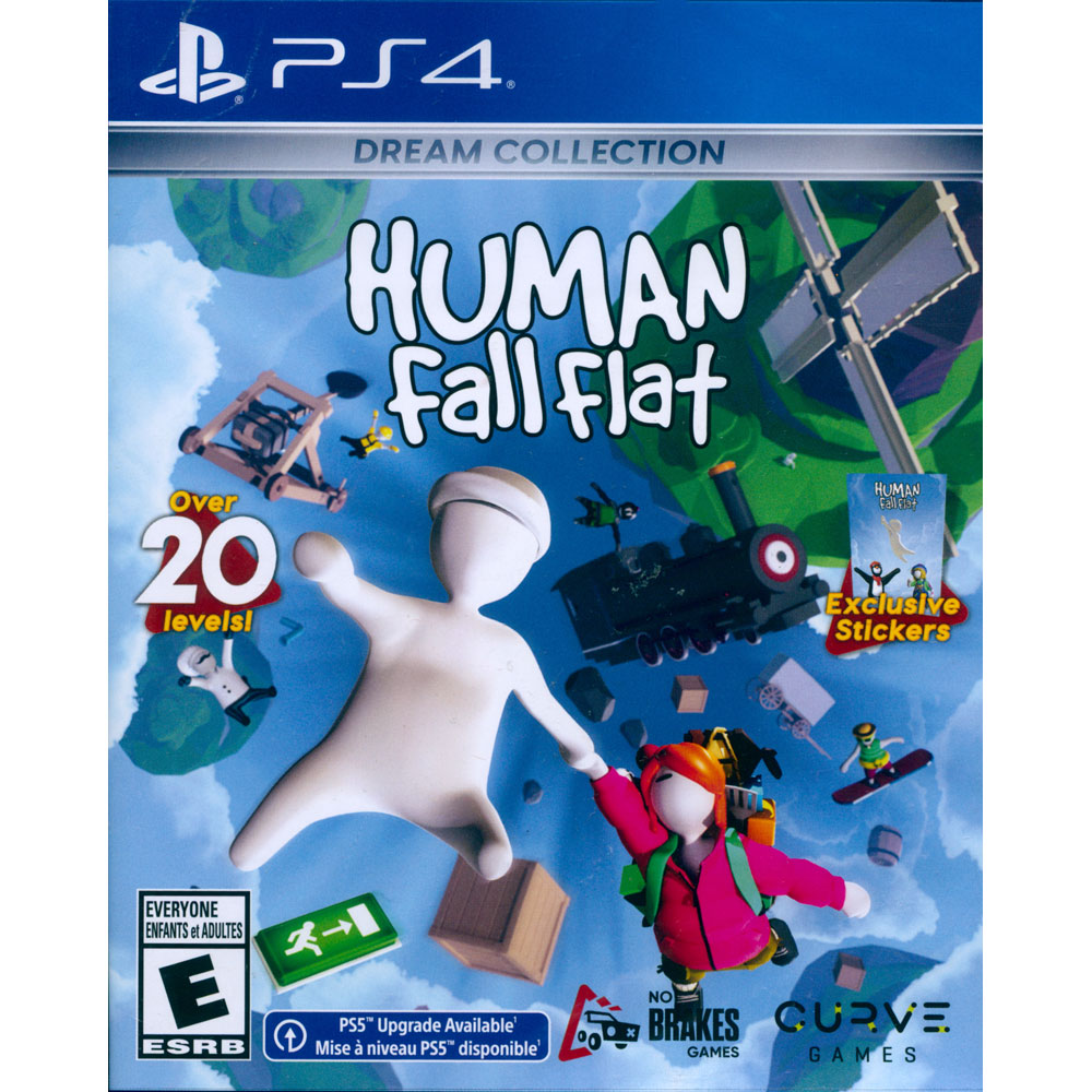 PS4《人類:一敗塗地夢想集 Human Fall Flat 人類 : 跌落夢境》中英日文美版 可免費升級PS5版本