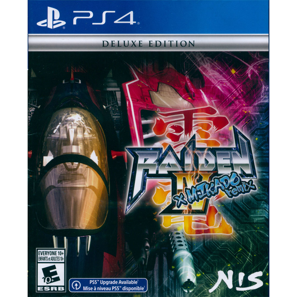 PS4《雷電IV x 米卡多混音版 豪華版 Raiden IV x MIKADO》英文美版 可免費升級PS5版本