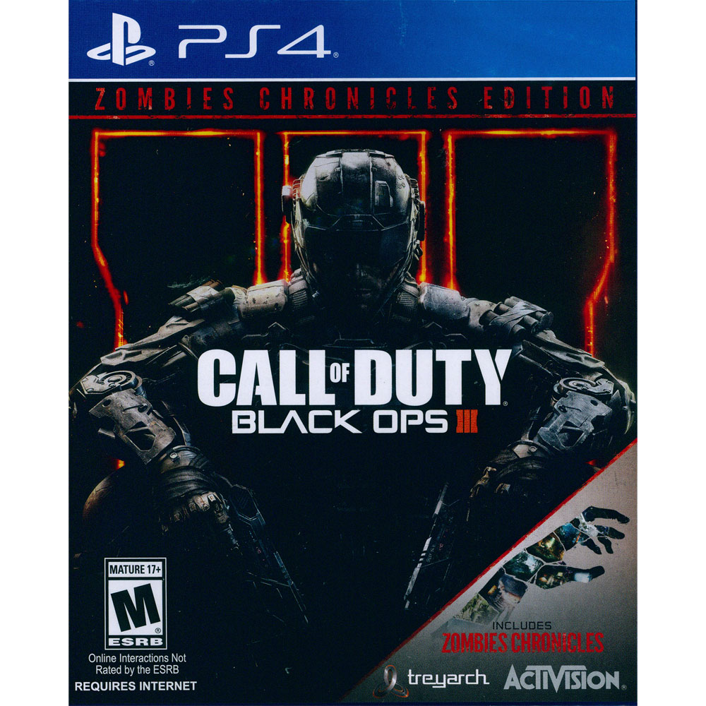 PS4《決勝時刻：黑色行動 3 殭屍編年史 CALL OF DUTY Black OPS 3》英文美版
