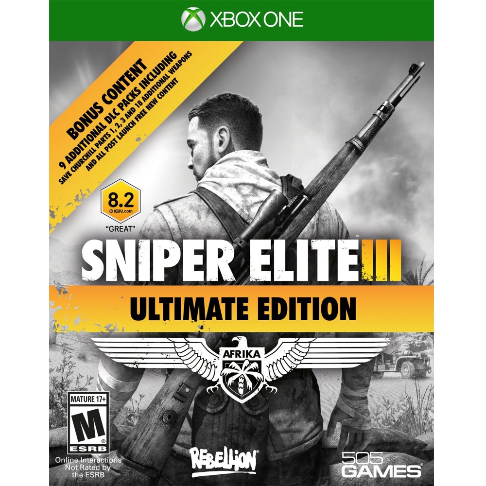 XBOX ONE《狙擊之神 3 終極版 Sniper Elite 3》英文美版
