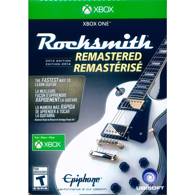 XBOX ONE《 搖滾史密斯 2014 重製版(附音源線) Rocksmith 2014 Edition Remastered》英文美版