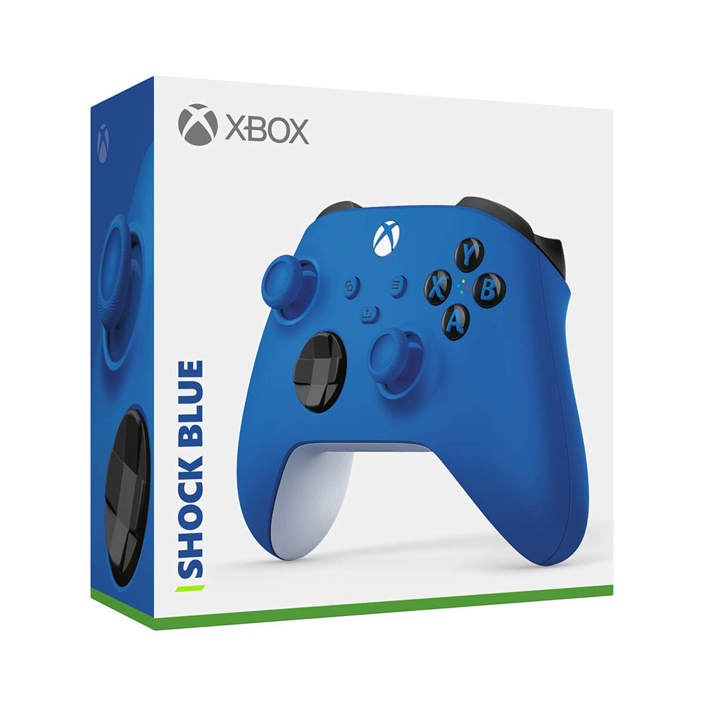 XBOX 無線控制器- 衝擊藍 遊戲手把 (相容 Xbox Series X|S、Windows 10/11、Android 和 iOS)