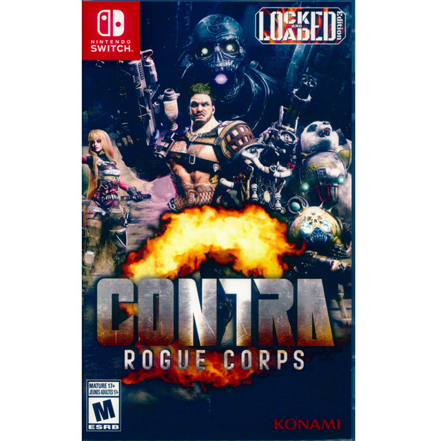 NS Switch《魂鬥羅 RC 聯盟 鎖定裝填限量版 CONTRA》中英文美版