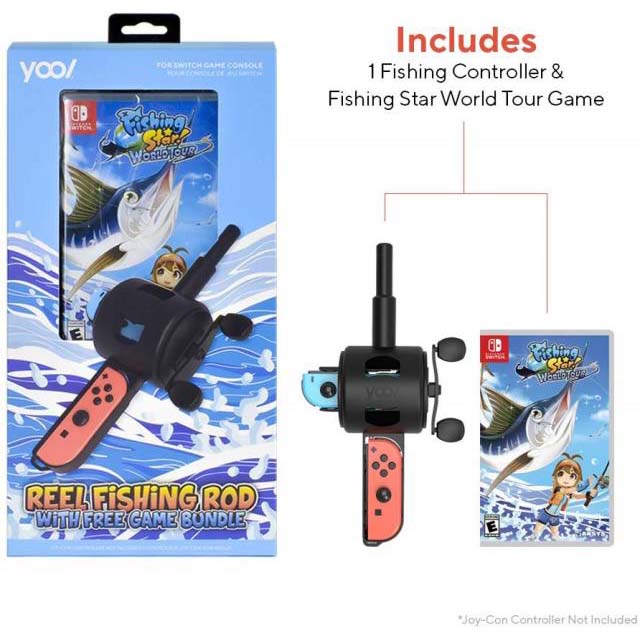 Nintendo Switch《釣魚明星 世界巡迴賽 釣竿同捆組》中文版
