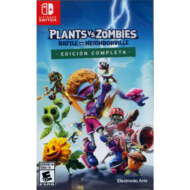 NS Switch《植物大戰殭屍：和睦小鎮保衛戰 完整版 Plants vs. Zombies 》中英日文美版