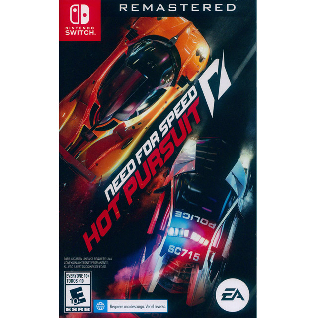 NS Switch《極速快感超熱力追緝 重製版 Need for Speed: Hot Pursuit Remastered》中英文美版