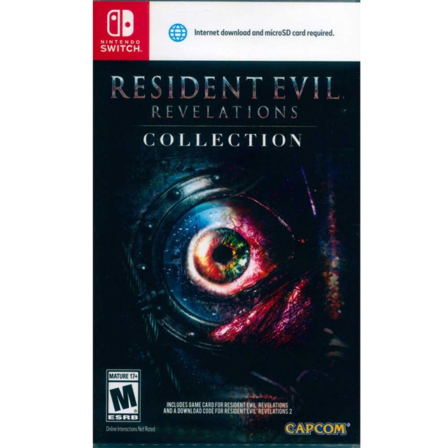 Nintendo Switch《惡靈古堡：啟示 1+2 合輯 Resident Evil Revelations 》中英日文美版
