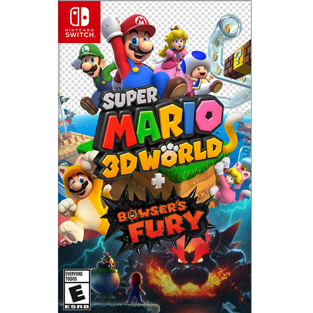 NS Switch《超級瑪利歐 3D 世界 + 狂怒世界 Super Mario 3D World + Fury》中英日文美版